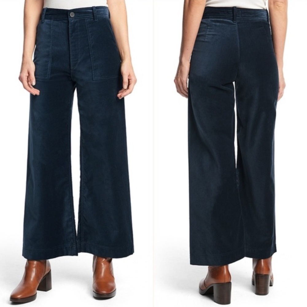 Frye Navy Wide Leg Pants